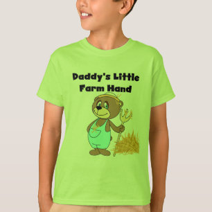 Pocas camisetas y regalos de la mano de la granja