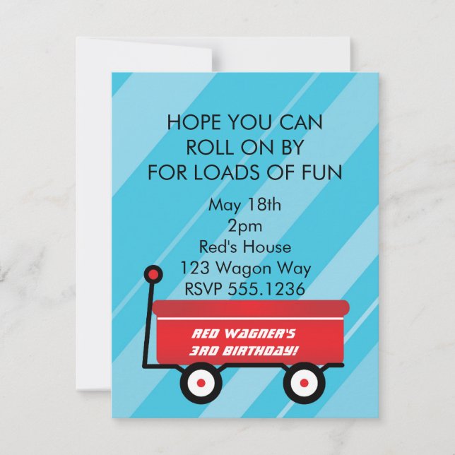 POCAS INVITACIONES ROJAS DEL CARRO (Anverso)
