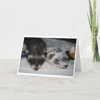 Pocas tarjetas de felicitaciones de los durmientes