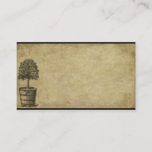 Pocas tarjetas de visitas remilgadas del árbol del