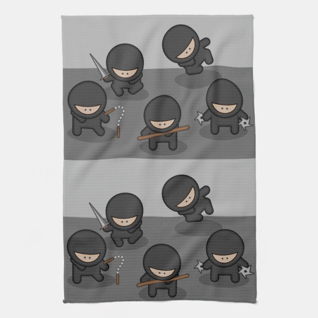 Pocas toallas de cocina de Ninjas (Vertical)