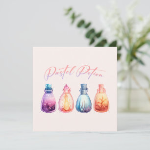 Poción Pastel - Poción de bruja linda y elegante