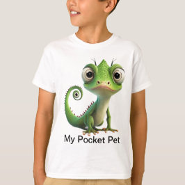 Pocket Dino-Lizard - Camiseta Reptile Cute para ni
