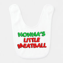 Poco babero de la albóndiga de Nonna