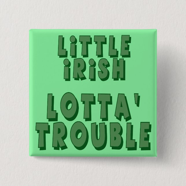 Poco botón irlandés del problema de Lotta (Anverso)