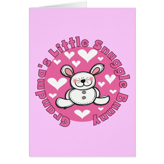 Poco conejito del Snuggle de la abuela (Frente)