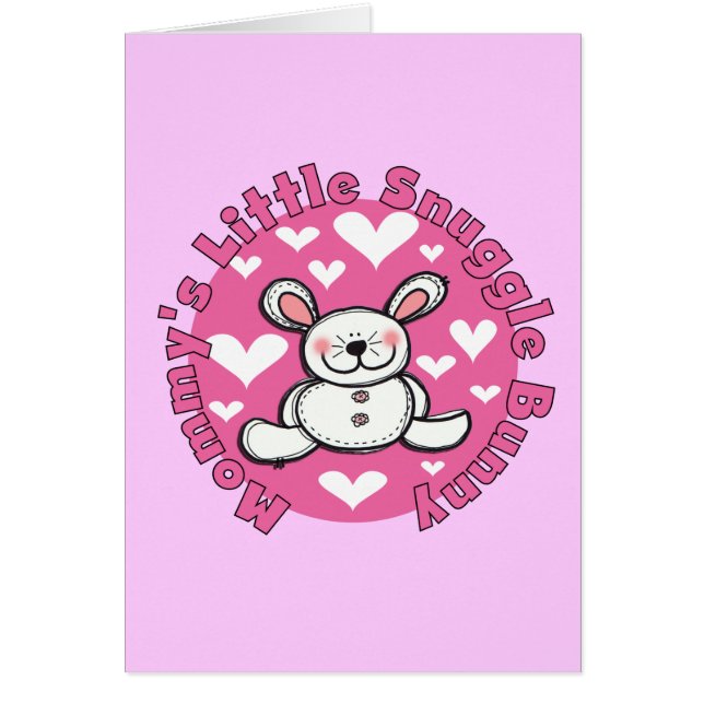 Poco conejito del Snuggle de la mamá (Frente)