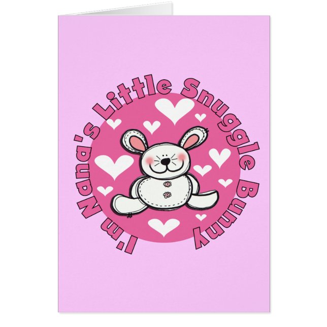 Poco conejito del Snuggle de Nana (Frente)