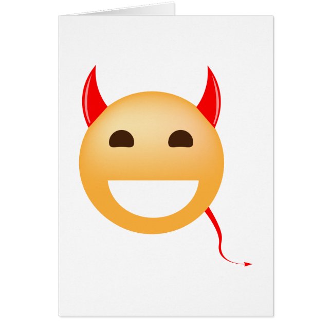 Poco diablo de la emoji (Frente)