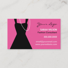 Poco diseño negro de la tarjeta de visita del