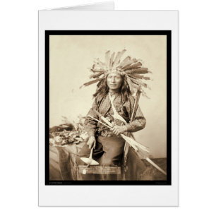 Poco, líder de Oglala en la rodilla herida SD 1890