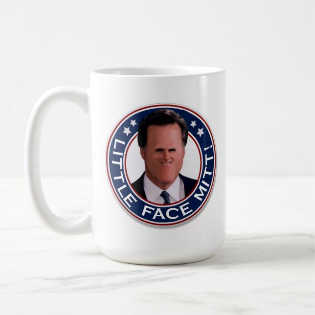 ¡Poco mitón de la cara! Taza (Izquierda)