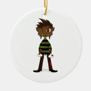 Poco ornamento del hombre lobo de Halloween