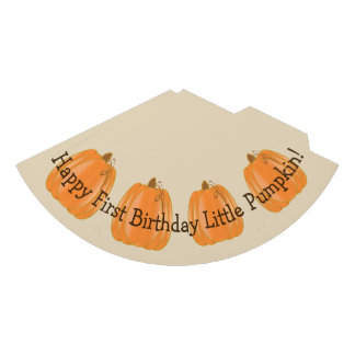 Poco primer gorra del cumpleaños de la calabaza