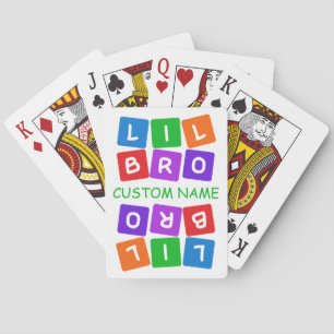 Pocos naipes del personalizado de Bro