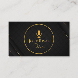 Podcast, tarjeta de presentación de Podcaster