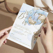 Podemos anticipar la invitación de Baby Shower de 