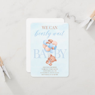 Podemos barley Esperar la invitación de Baby Showe