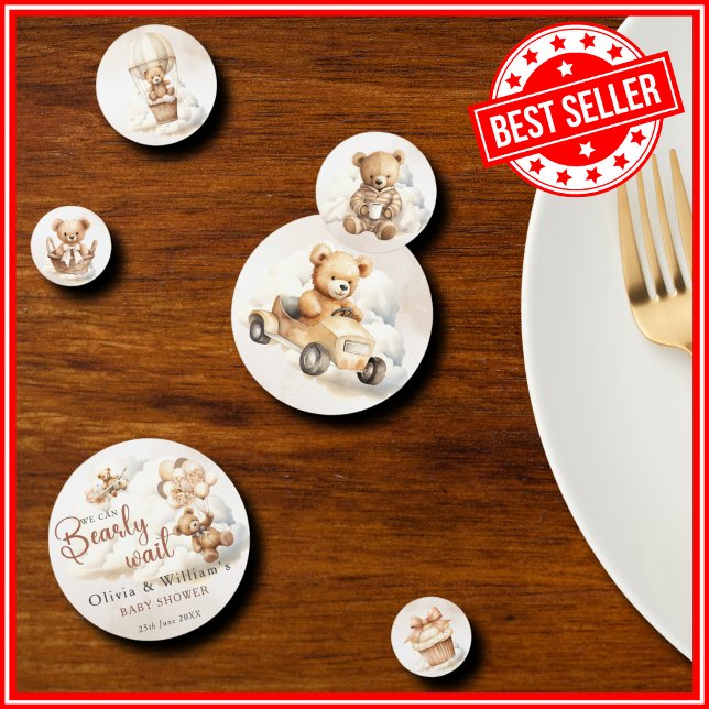 Podemos Esperar A Boho Baby Shower Table Confetti (Subido por el creador)