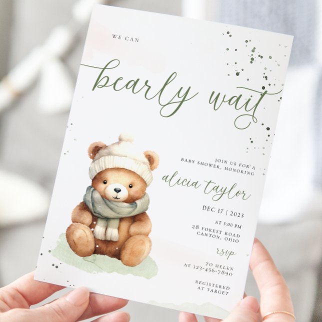 Podemos Esperar A La Invitación De Baby Shower De  (Subido por el creador)