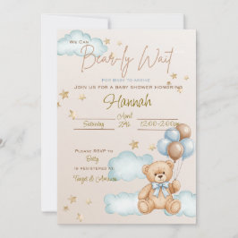 Podemos Esperar A La Invitación De Baby Shower Ted