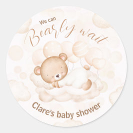 Podemos Esperar A Los Pegatinas Neutros De Baby Sh