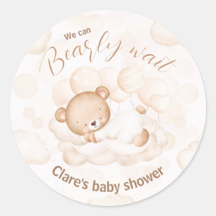 Podemos Esperar A Los Pegatinas Neutros De Baby Sh