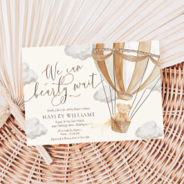 Podemos Esperar A Tan Invitación De Baby Shower