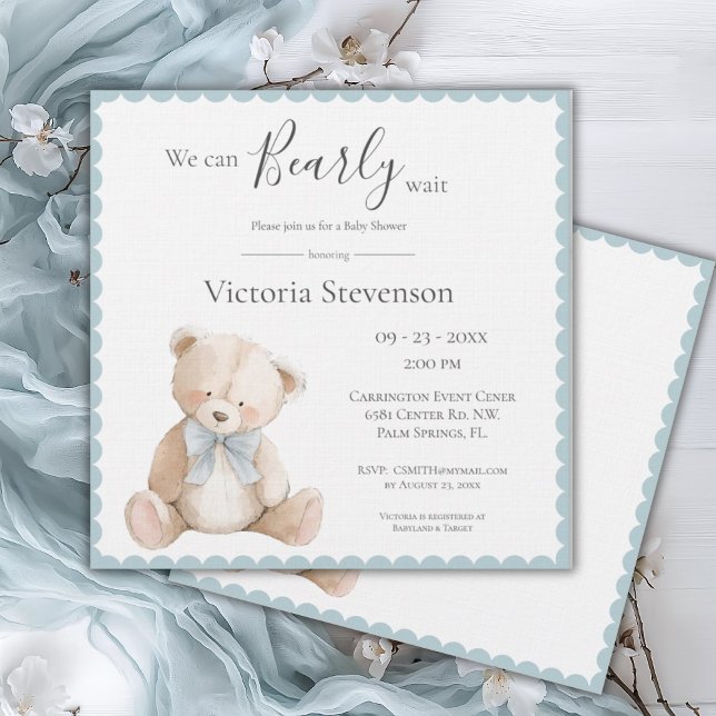 Podemos Esperar A Teddy Bear Baby Shower (Subido por el creador)