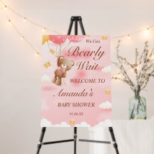 Podemos Esperar A Teddy Bear Chica Baby Shower