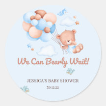 Podemos Esperar Al Pegatina Baby Shower