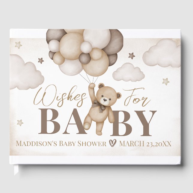 Podemos Esperar El Libro De Invitados De Baby Show (Anverso)