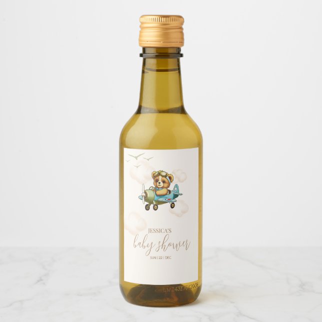 ¡Podemos Esperar! Etiqueta del frasco de agua de B (Anverso)