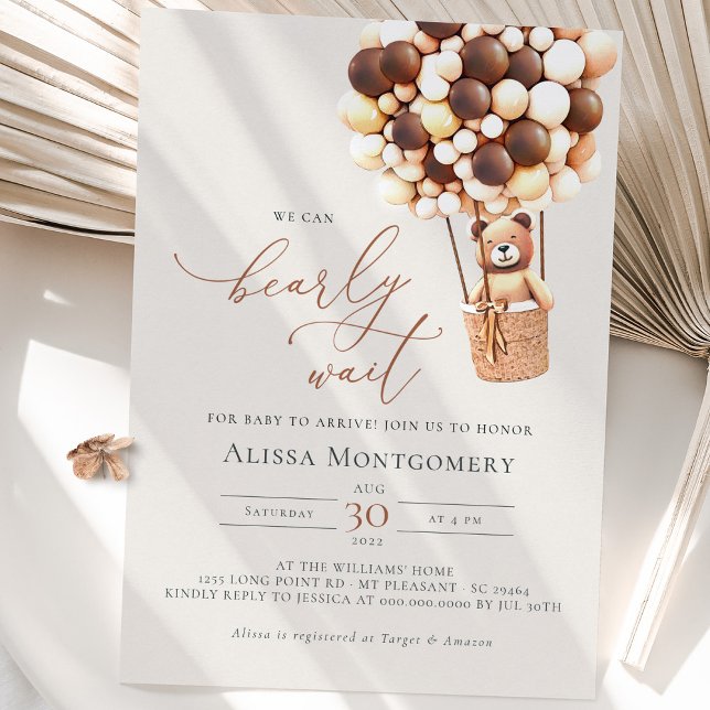 ¡Podemos Esperar! Invitación de Baby Shower (Subido por el creador)