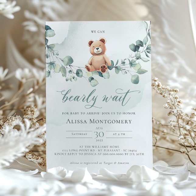¡Podemos Esperar! Invitación de Baby Shower (Subido por el creador)
