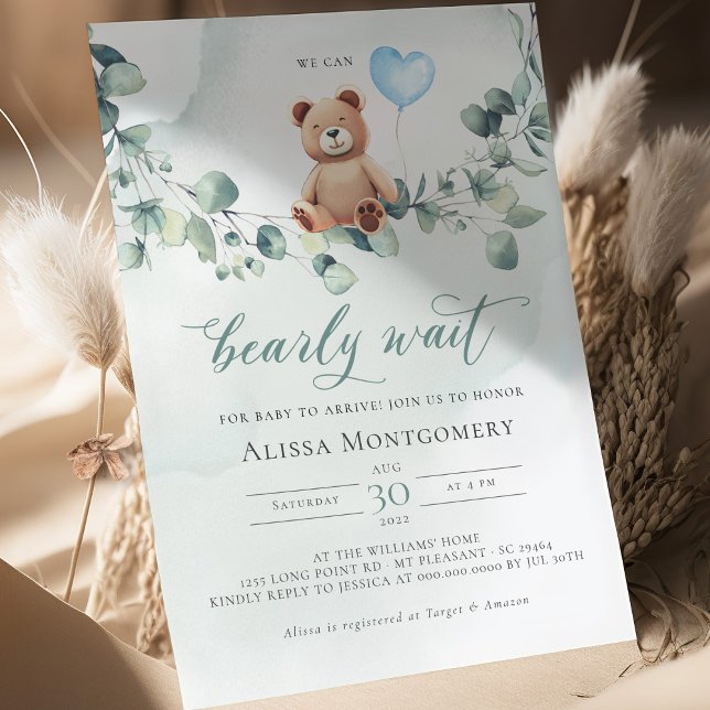¡Podemos Esperar! Invitación de Baby Shower (Subido por el creador)