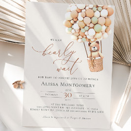 ¡Podemos Esperar! Invitación de Baby Shower