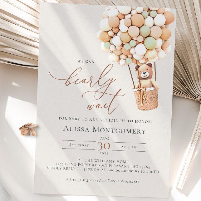 ¡Podemos Esperar! Invitación de Baby Shower (Subido por el creador)
