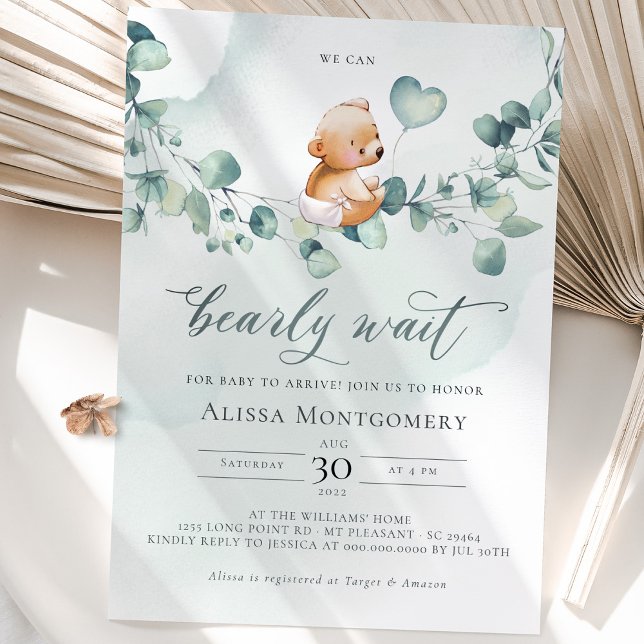 ¡Podemos Esperar! Invitación de Baby Shower (Subido por el creador)