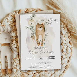 Podemos Esperar. | Invitación de Boho Baby Shower