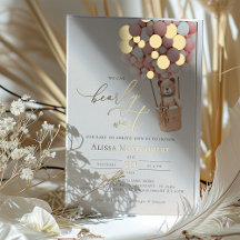 ¡Podemos Esperar! Invitación rosa a Baby Shower