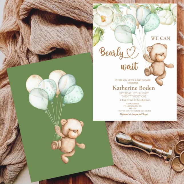 Podemos esperar la invitación a la ducha de bebé (Subido por el creador)