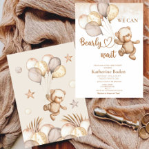 Podemos esperar la invitación a la ducha de bebé