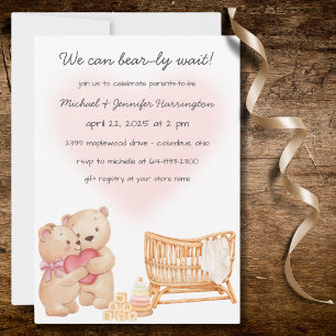 Podemos esperar la invitación de Baby Shower
