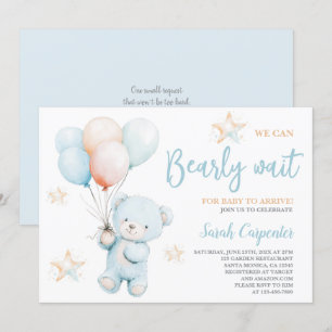 Podemos Esperar La Invitación De Baby Shower Boy