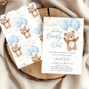 Podemos esperar la invitación de Baby Shower de Bl