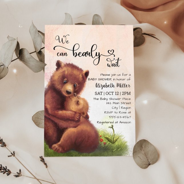 Podemos esperar la invitación de Baby Shower del o (Subido por el creador)