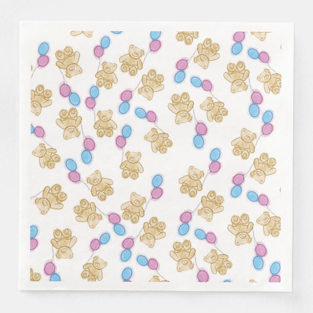 Podemos esperar la servilleta de la ducha de bebé (Anverso)