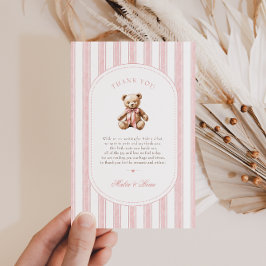 Podemos Esperar La Tarjeta De Gracias De Baby Show