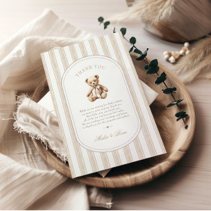 Podemos Esperar La Tarjeta De Gracias De Baby Show